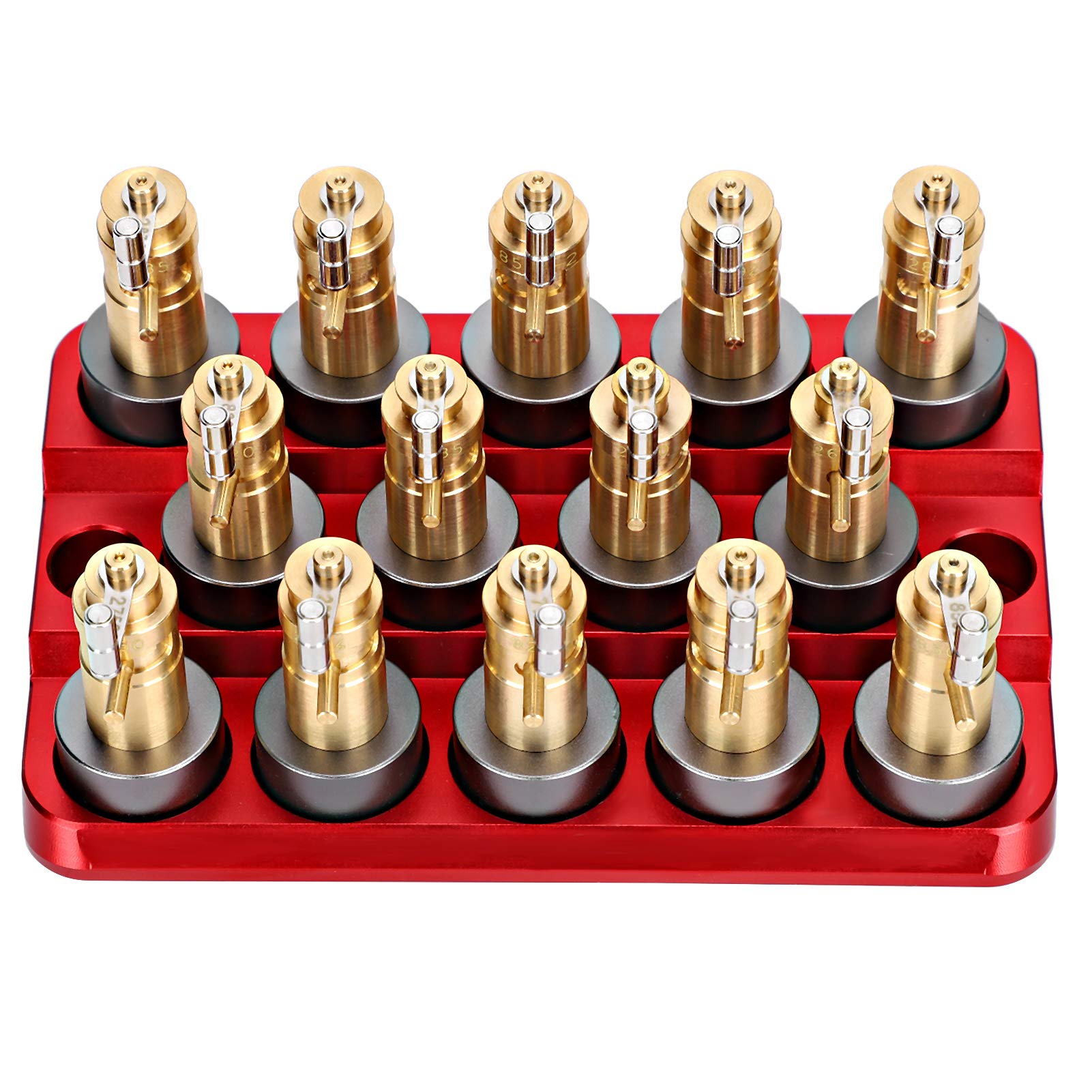 Germer Durable Non-Slip Red Base Watch Mainspring Winder - Professional Watch Repair Tool for Watchmakers & Manufacturers | Perfect for Watch Maintenance & Workshop Use