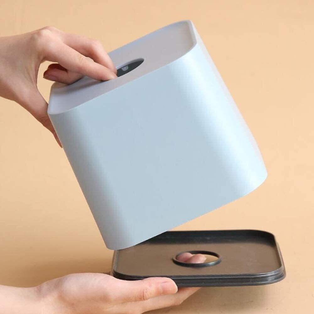 Nordic Square Plastic Tissue Box Cover Holder - Pink Disposable Napkin Dispenser for Home, Office & Bathroom Decor