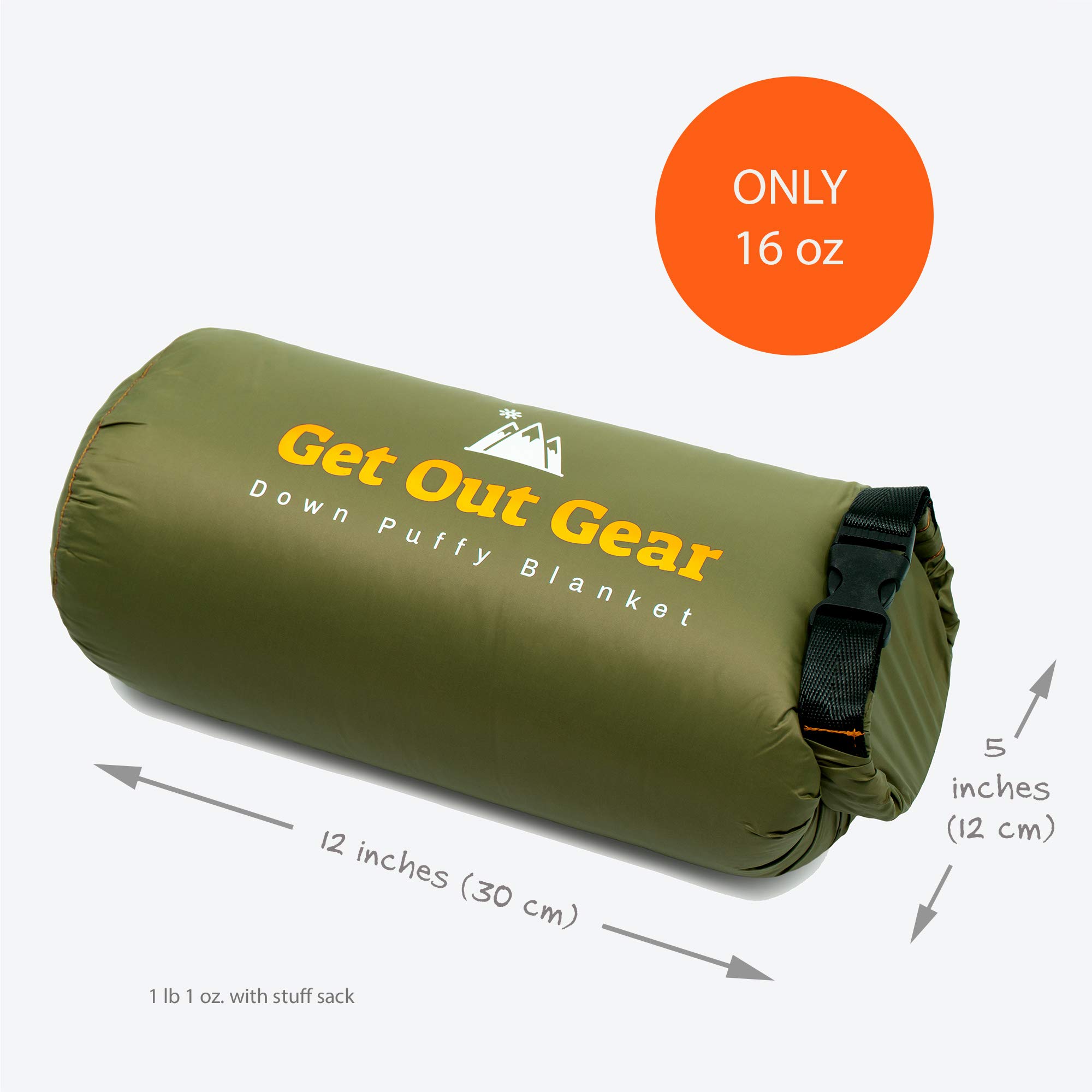 Premium Down Camping Blanket - Olive & Teal Blue Bundle - Ultra Lightweight, Packable & Warm 650 Fill Power Water-Resistant Quilt for Outdoor Adventures, Hiking, Backpacking & Travel - Perfect for Campfires, Picnics & Cozy Nights Under the Stars