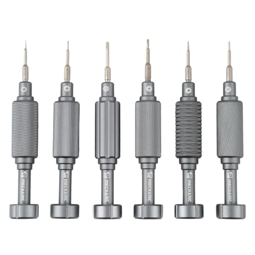 Mechanical Mortar Mini Shell Max 6-in-1 Precision Screwdriver Set for Phone Repair - Perfect for iPhone, Samsung & Electronics Maintenance