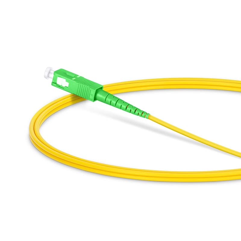 NEXTIK Simplex Single Mode SC to SC Fiber Optic Patch Cable 9/125μm Jumper Cable - 10Meter (1 Pack) | Compatible with FSMS SC/APC-SC/APC | Perfect for Data Centers, Telecom Networks & High-Speed Internet Connections