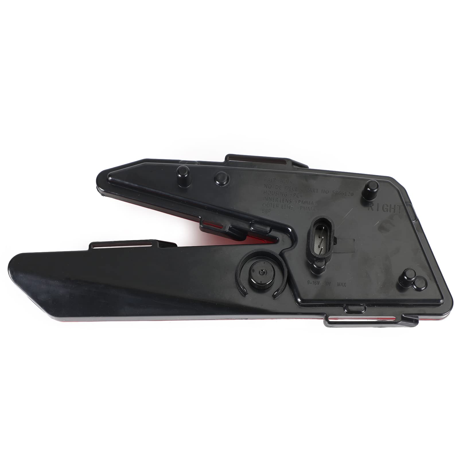 Upgraded Red LED Brake Tail Lights for Can-Am Maverick X3 Turbo (2017-2021) - Enhanced Visibility & Style for Off-Road Adventures & Night Driving
