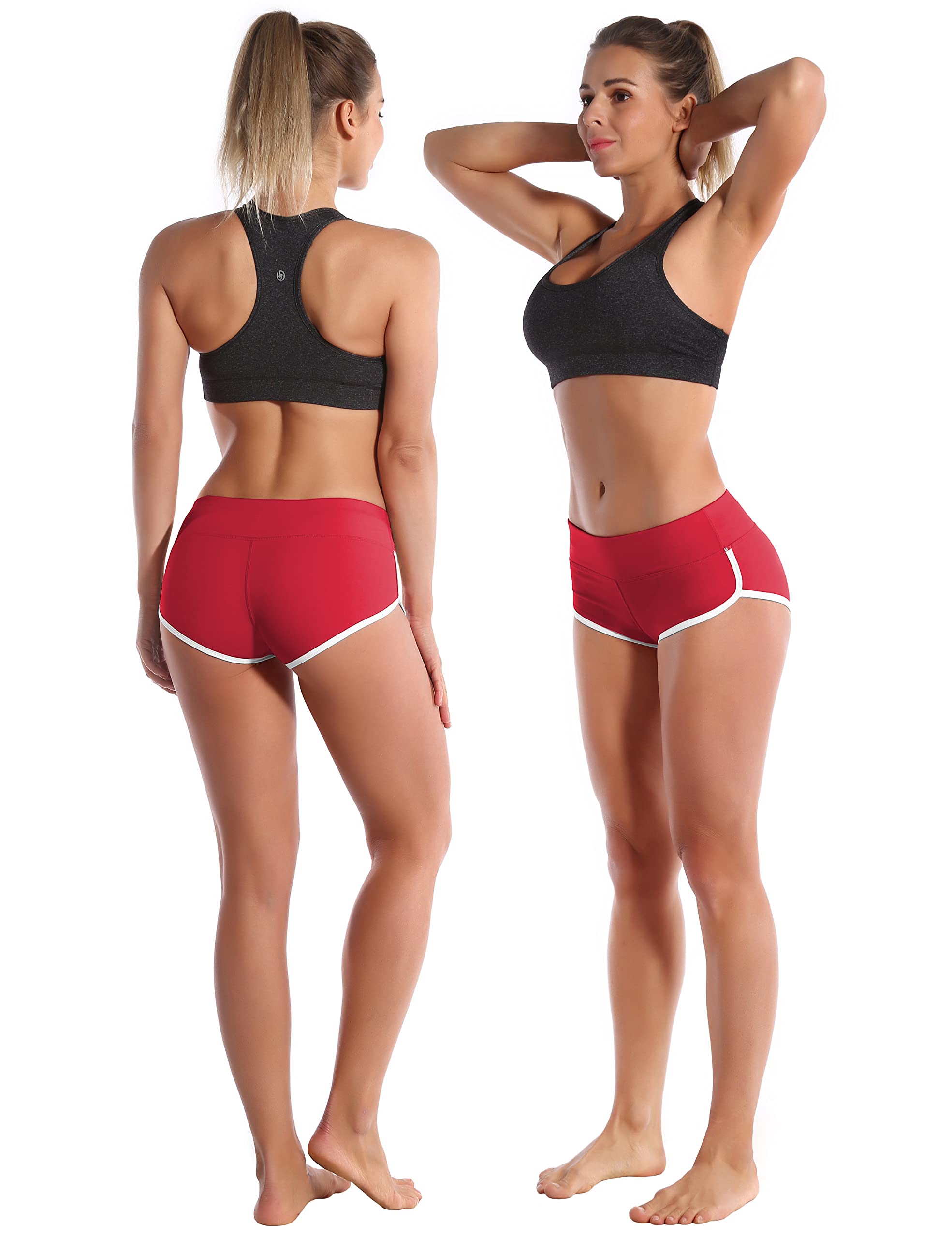 BUBBLELIME Women's Sexy Booty Yoga Shorts - XS to XXL High Waisted Tummy Control Workout Shorts for Running, Fitness & Activewear - Moisture Wicking & UPF 30+ Sun Protection - Perfect for Yoga, Gym & Summer Outdoor Activities