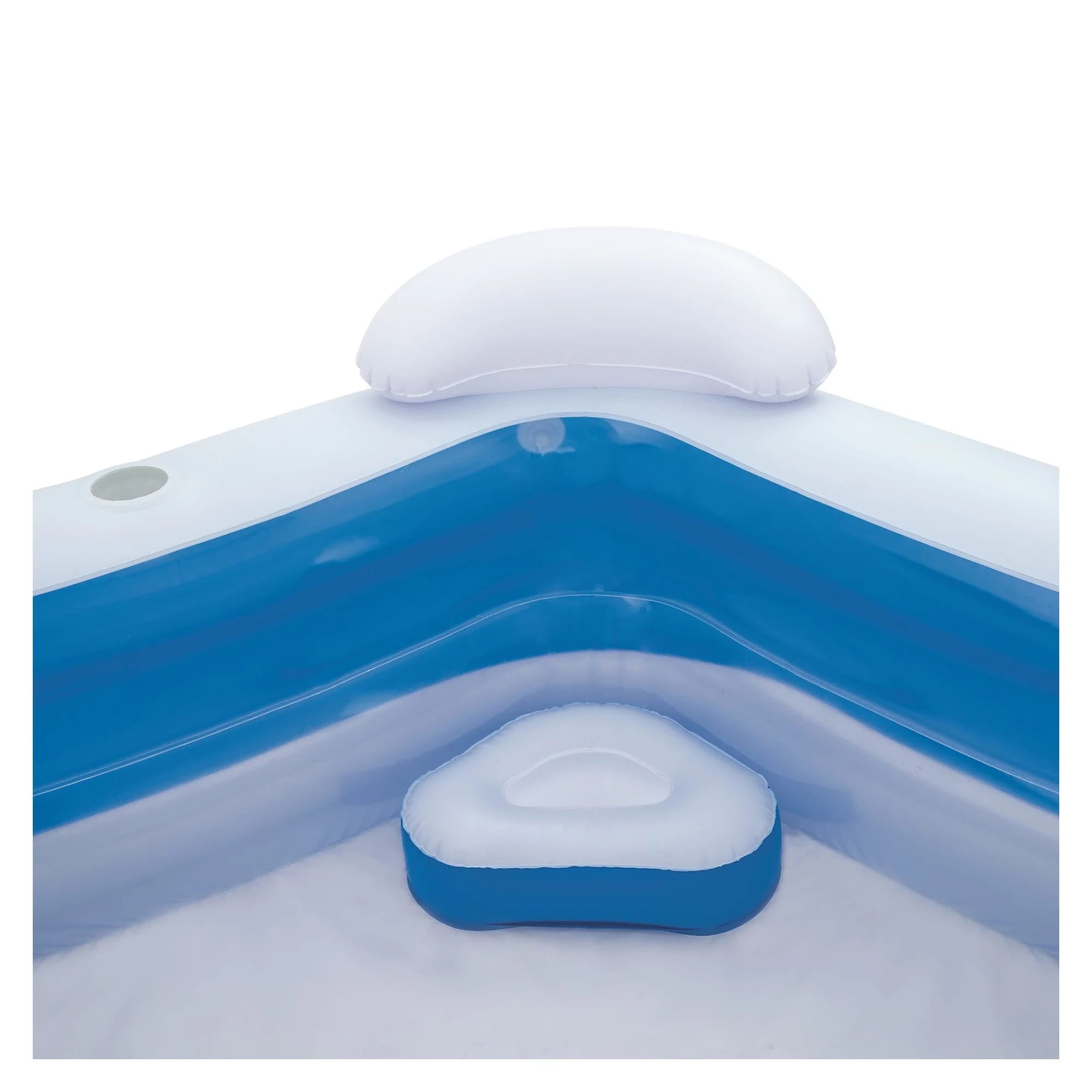 Bestway H2OGO! Inflatable Kiddie Pool for Kids - 6ft Family Splash Pool with Drain Valve - Outdoor Summer Water Play for Backyard, Beach & Garden Fun