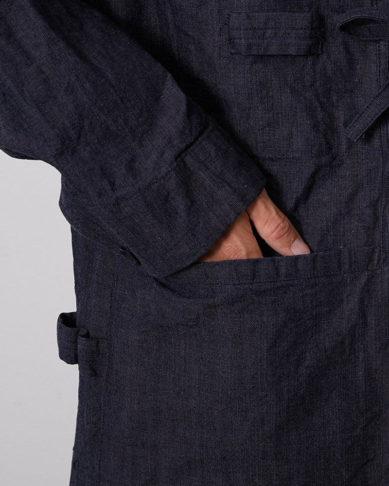 Premium NORAGI Work Jacket - Japanese Style Cotton Kimono Jacket for Men & Women - Comfortable Lightweight Outerwear for Casual Wear, Street Fashion & Workwear