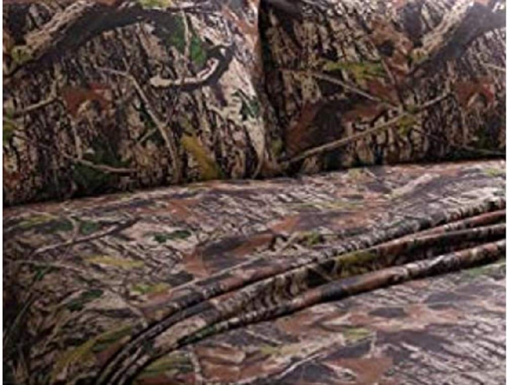 Remington Camouflage King Size Sheet Set - 1 Flat Sheet, 1 Fitted Sheet & 2 Pillowcases | Soft Bedding for Comfortable Sleep | Perfect for Hunting Lodges, Cabin Retreats & Outdoor Enthusiasts