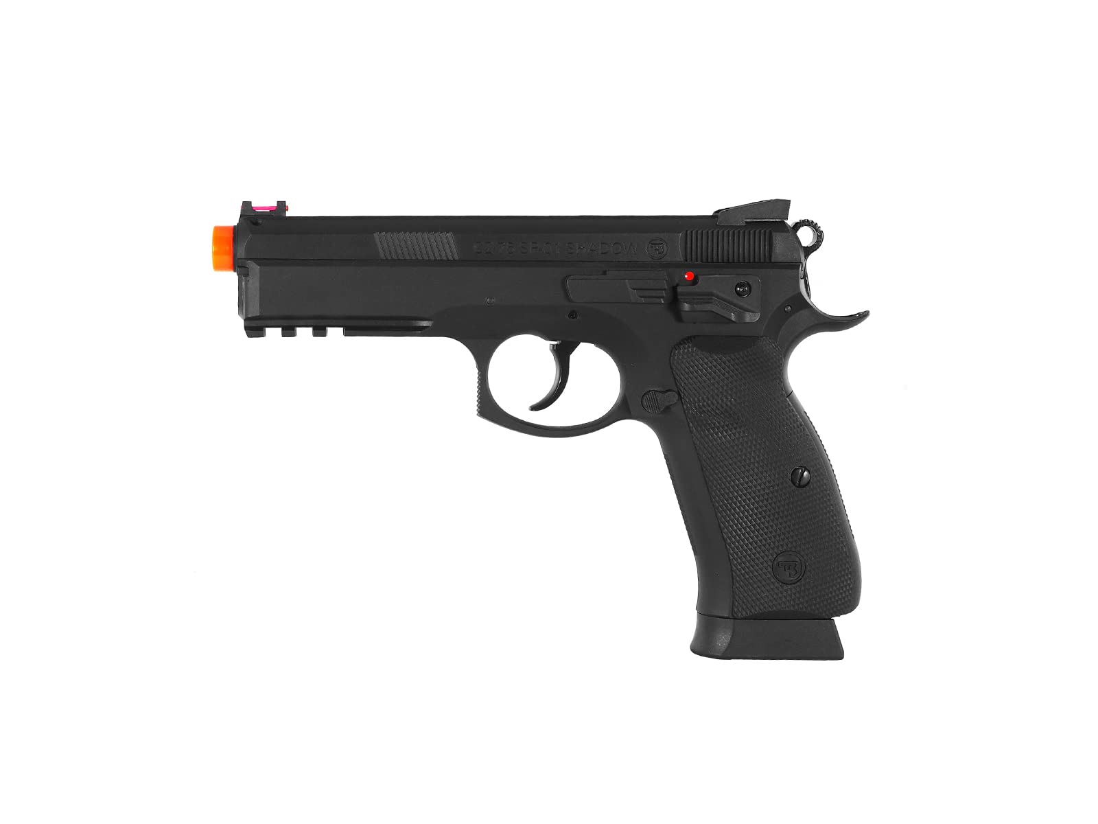 ASG CZ SP-01 Shadow Black 6mm Airsoft Pistol - Realistic CO2 Powered BB Gun for Target Shooting & Training | Outdoor Sports & Airsoft Games