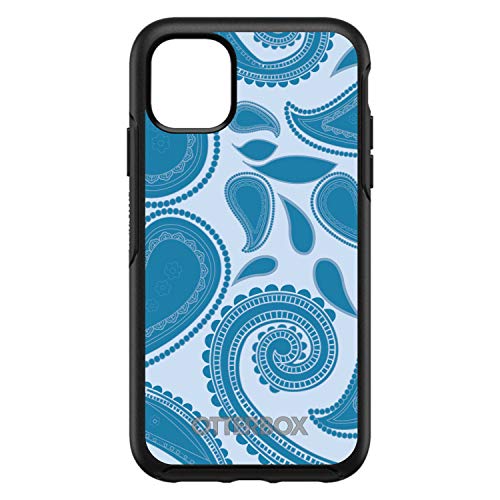 Big Blue Paisley On Black Case