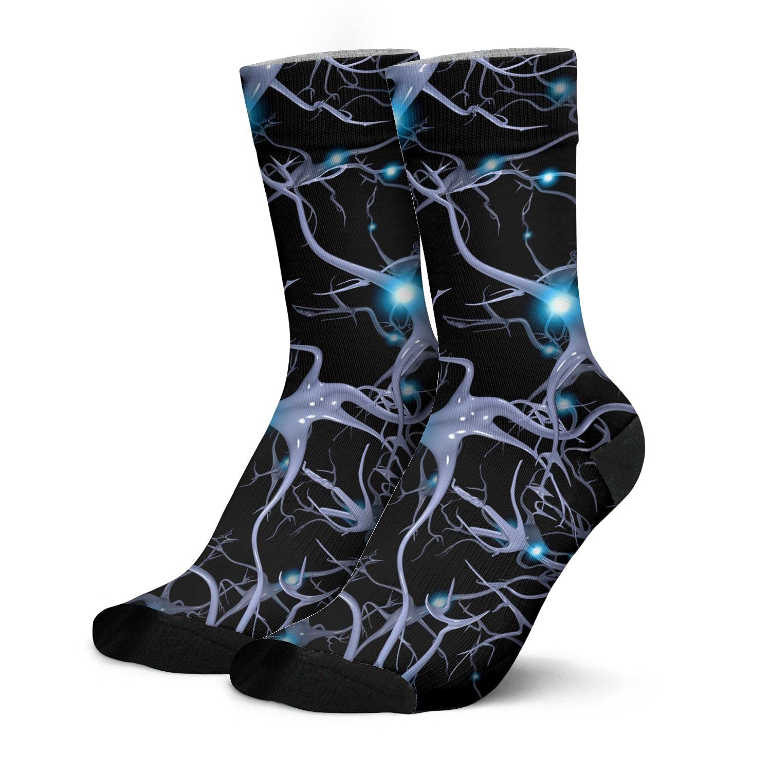 **Comfortable High Ankle Crew Socks for Men & Women - Cute, Novel & Funny Sports Socks - Perfect Gift for Athletes, Gym Enthusiasts & Casual Wear**    *(Use Case: Ideal for running, workouts, hiking, or everyday casual wear, these socks provide comfort and style for any activity.)*