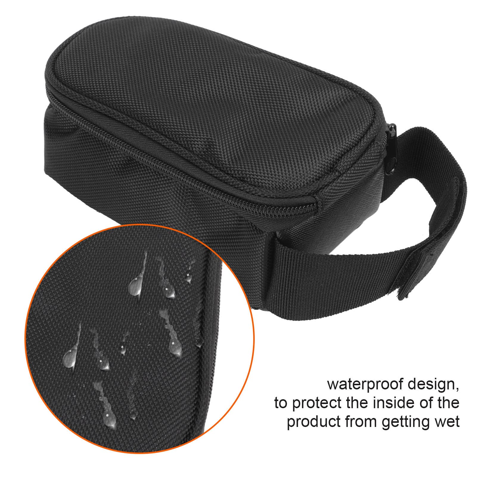 Waterproof Electric Controller Bag - Small Size Battery Conversion Case for Gaming Accessories - Perfect for Travel, Outdoor & Home Use (Black)