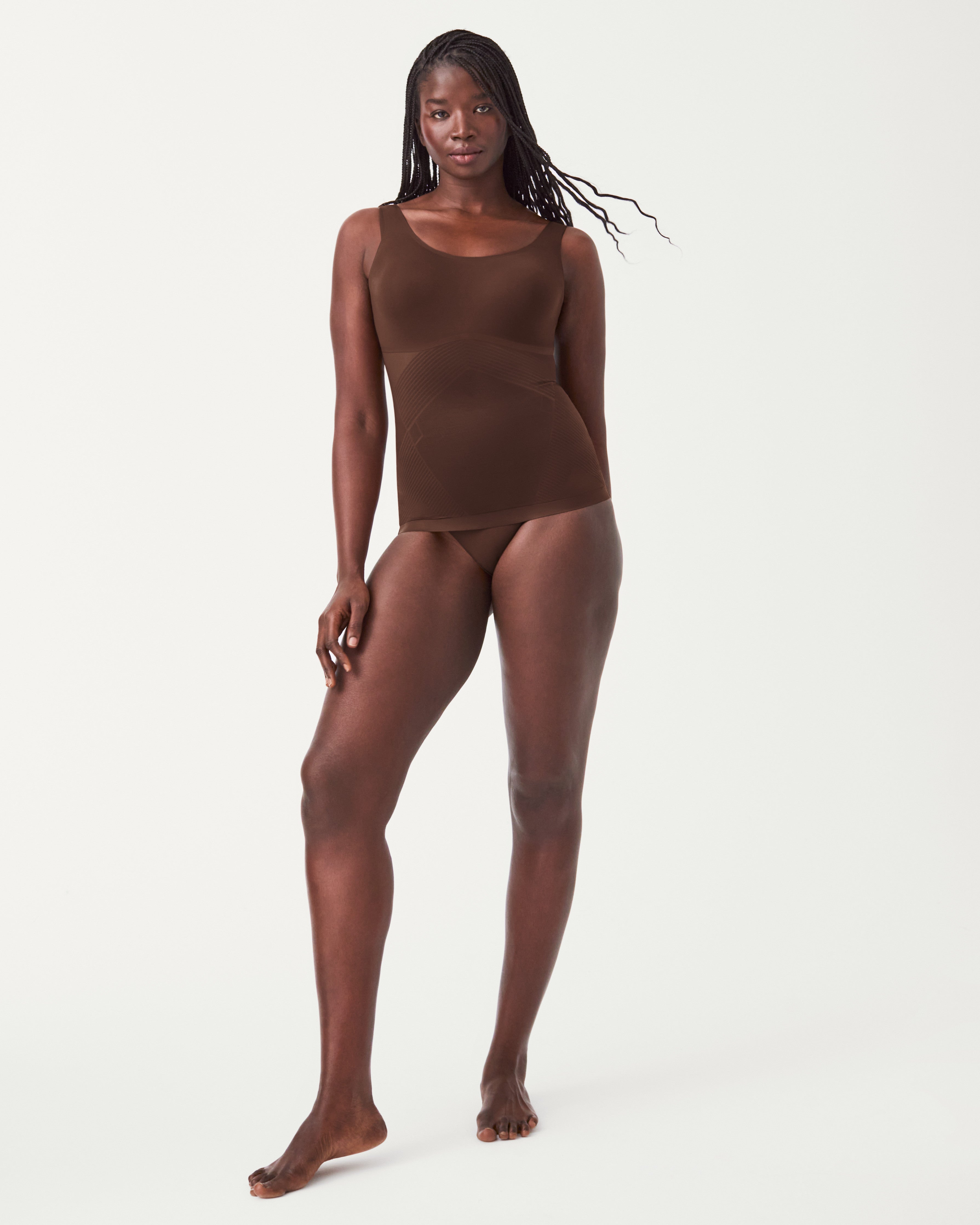 SPANX Shapewear Invisible Tank Top for Women - Seamless Slimming Camisole for Everyday Wear & Layering