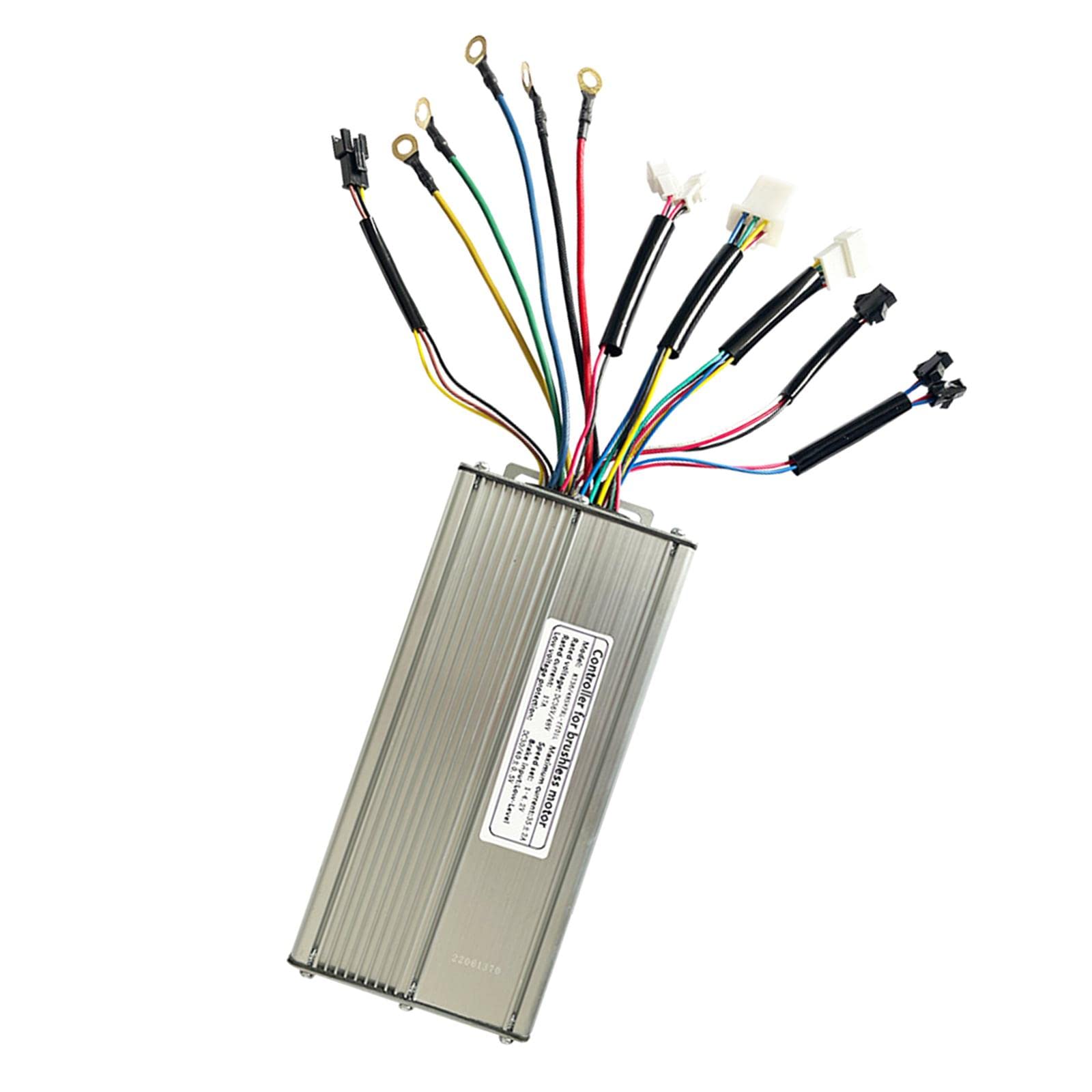 Fancyes 12 Mosfets 30/35A Square Wave Electric Bike Controller - Aluminum E-Bike Conversion Kit for KT Vehicles | Perfect for DIY E-Bike Upgrades & Electric Vehicle Conversions