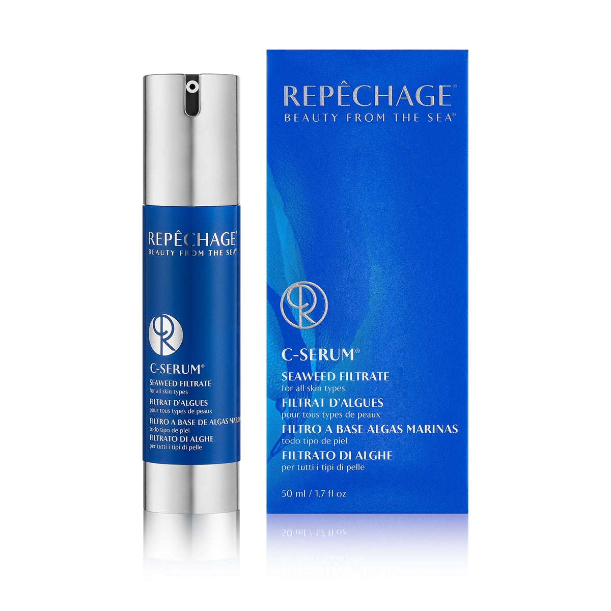 Vitamin C Serum with Seaweed Extract - Brightening & Anti-Aging Facial Treatment for Glowing Skin | Day & Night Skincare Routine