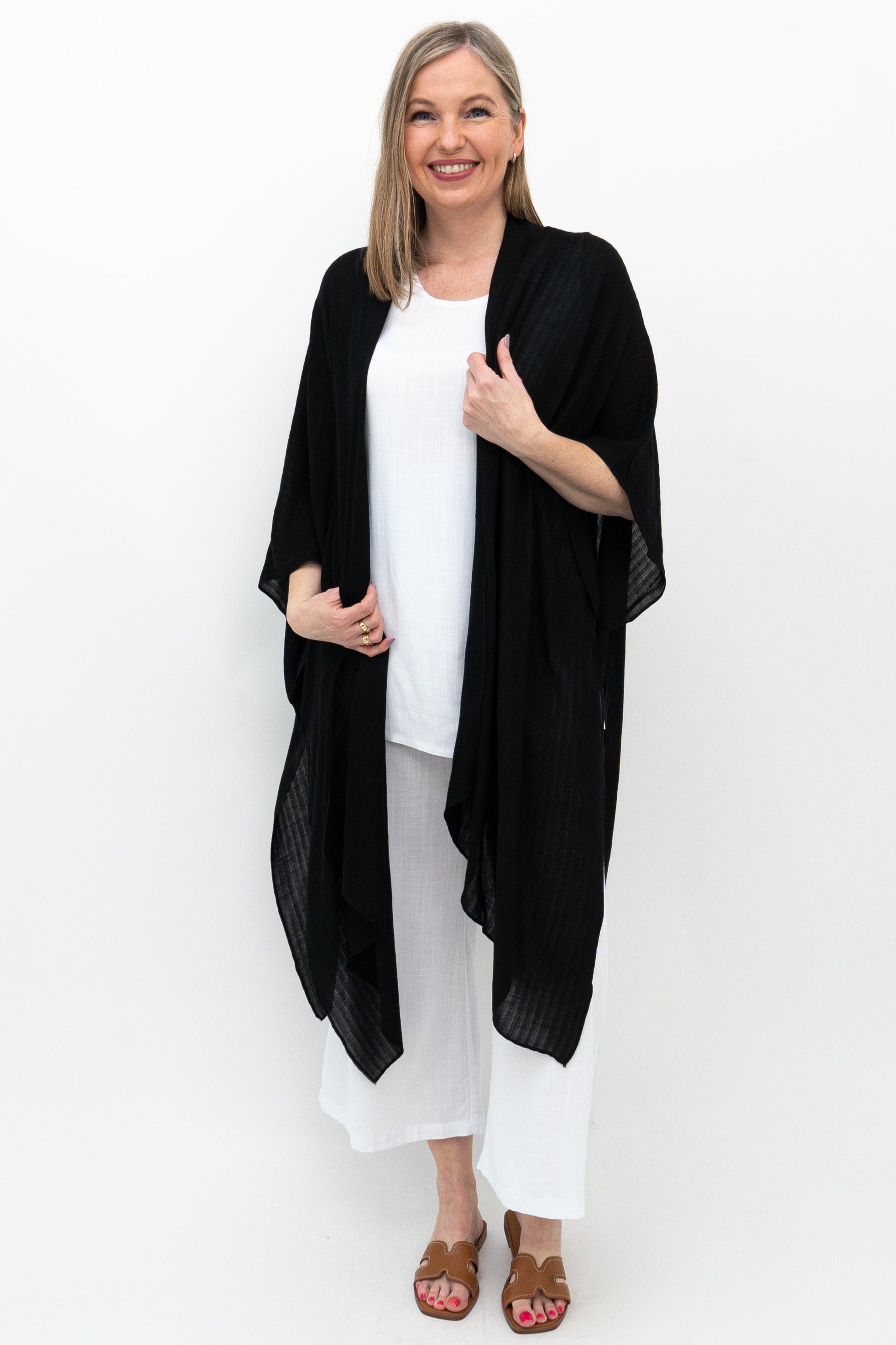 Darcy Black One Size Women's Fashion Top - Perfect for Casual Wear, Office Outfits and Evening Parties