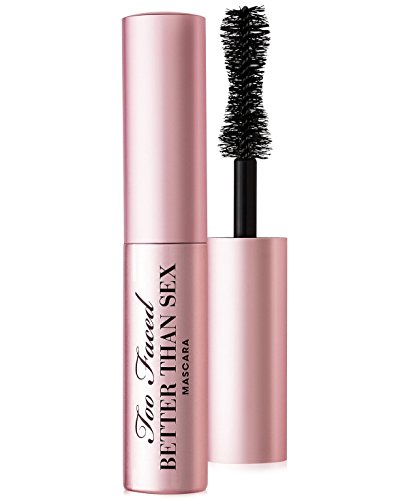 Too Faced Better Than Sex Mascara 0.13 oz - Mini Travel Size Volumizing & Lengthening Mascara - Perfect for Everyday Wear & On-The-Go Touch Ups