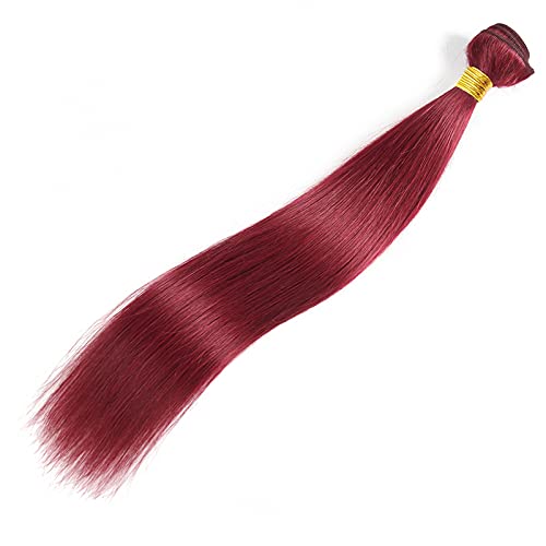 Brazilian Human Hair Bundles - 100% Natural Straight Hair Weave for Black Women | Color Weave Bundles in Black | Perfect for Everyday Wear, Styling & Protective Hairstyles