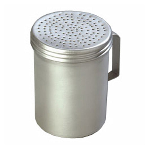12 oz Aluminum Shaker Dredge with Handle - Premium Culinary Essentials for Baking, Seasoning & Spice Dispensing - Perfect for Home Cooks & Professional Chefs