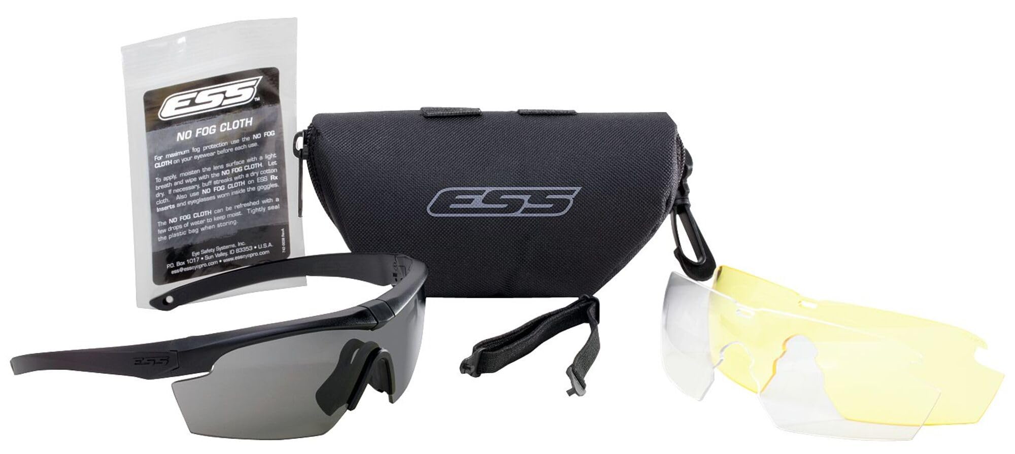 Ess Assorted Safety Glasses Kit - ANSI Certified Wraparound Protective Eyewear for Construction, Woodworking & DIY Projects