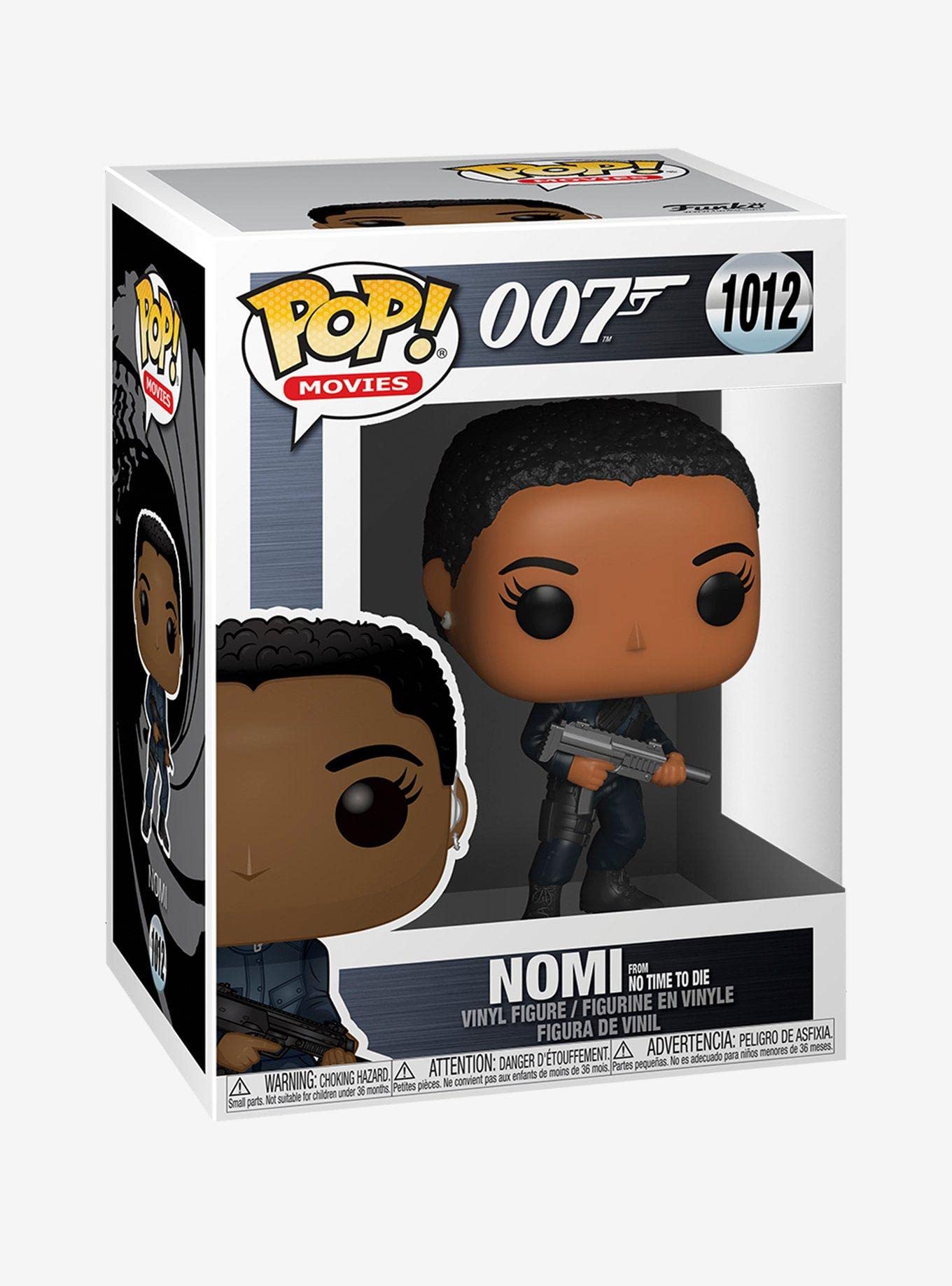 Funko Pop! Movies: James Bond - Nomi Action Figure, Multicolor Collectible Vinyl Toy (3.75 Inches) - Perfect for James Bond Fans, Movie Collectors & Gift Giving