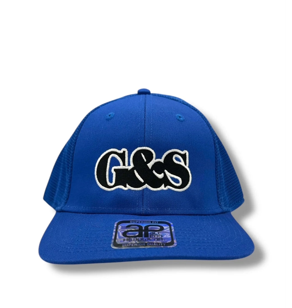Premium Embroidered Mesh Back Trucker Hat - Blue | Stylish & Comfortable for Outdoor Activities, Sports & Casual Wear