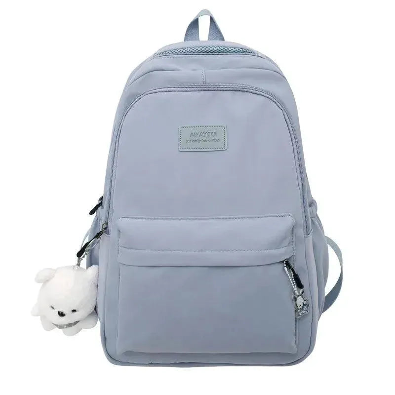 Stylish Waterproof Women's College Backpack for School, Travel & Outdoor Adventures - Lightweight Laptop Bag with USB Charging Port