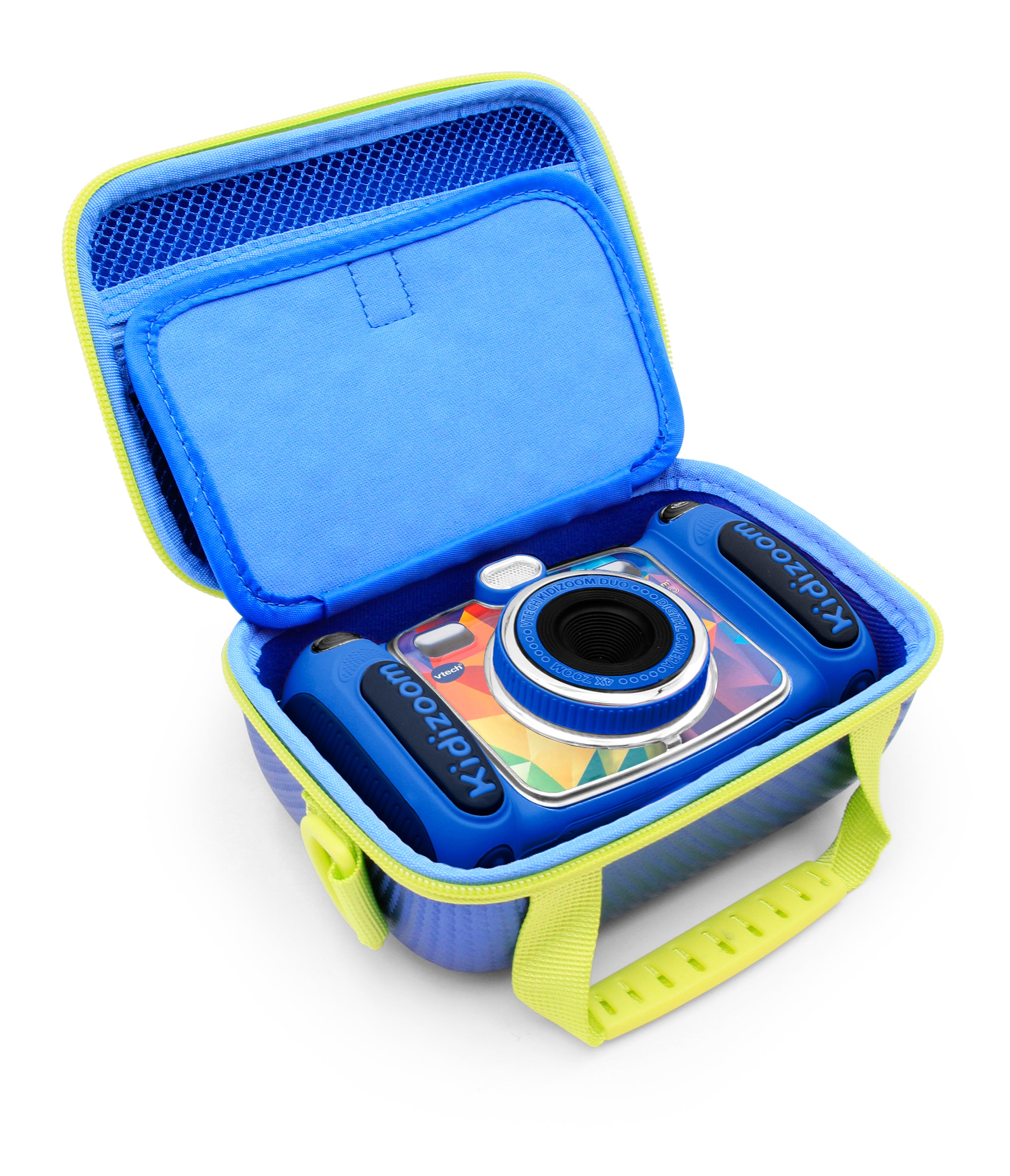 CASEMATIX Protective Camera Case for VTech KidiZoom Duo Selfie Cam - Durable Travel Storage Bag with Adjustable Strap - Fits KidiZoom Pix, Twist Connect & More - Perfect for Kids Travel, School & Outdoor Adventures