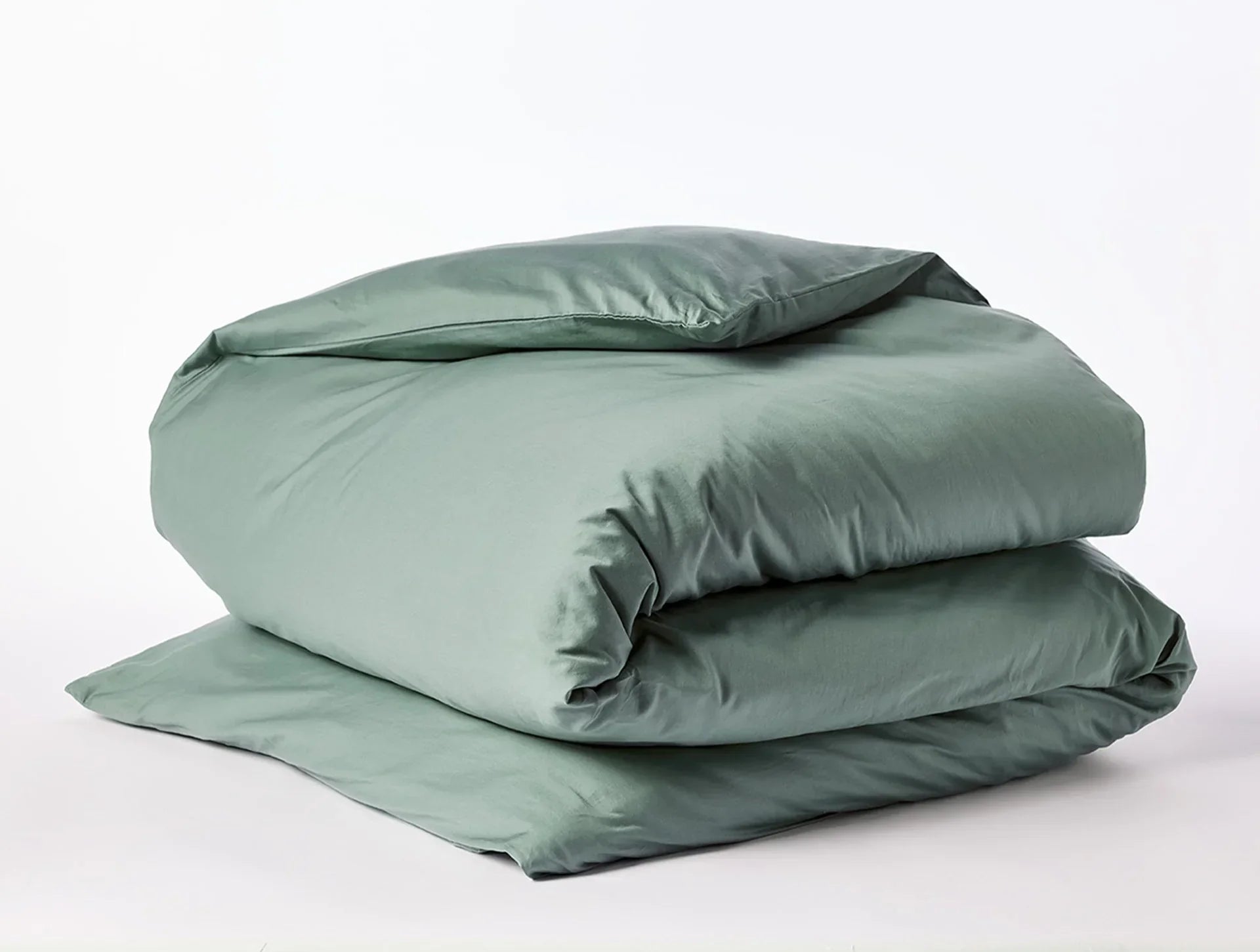 Premium Organic Cotton Sateen Duvet Cover Set - Soft Cloud-Like Comfort for Bedroom - Queen/King Size - Breathable Luxury Bedding for All Seasons