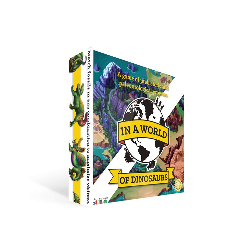 Dinosaur Adventure Board Game by Golden Bell Studios - Family Fun Strategy Game for Kids & Adults - Perfect for Game Nights & Educational Play