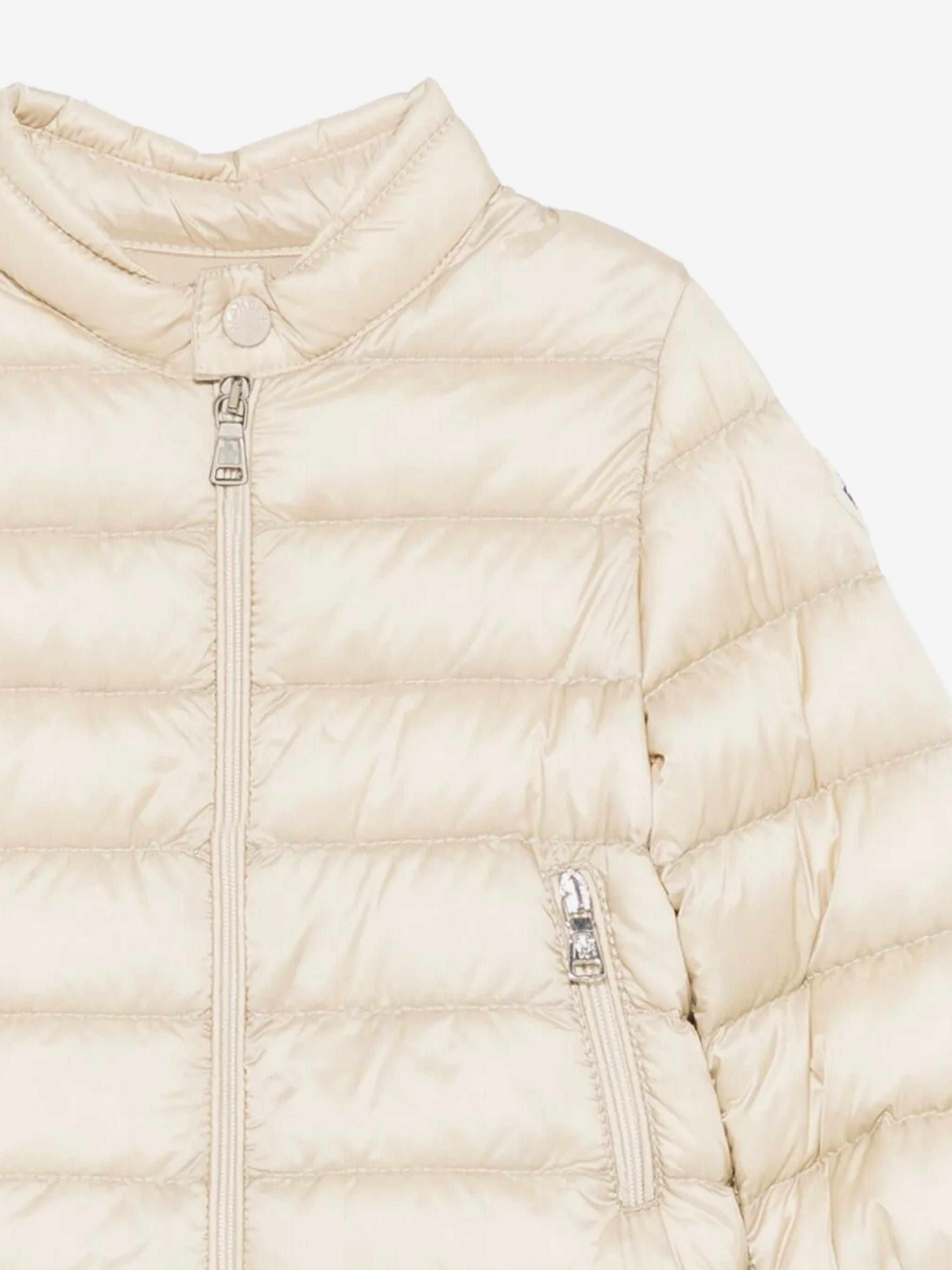 Warm Beige Down Padded Jacket for Baby Boys | Winter Outerwear for Infants & Toddlers | Perfect for Cold Weather & Outdoor Activities