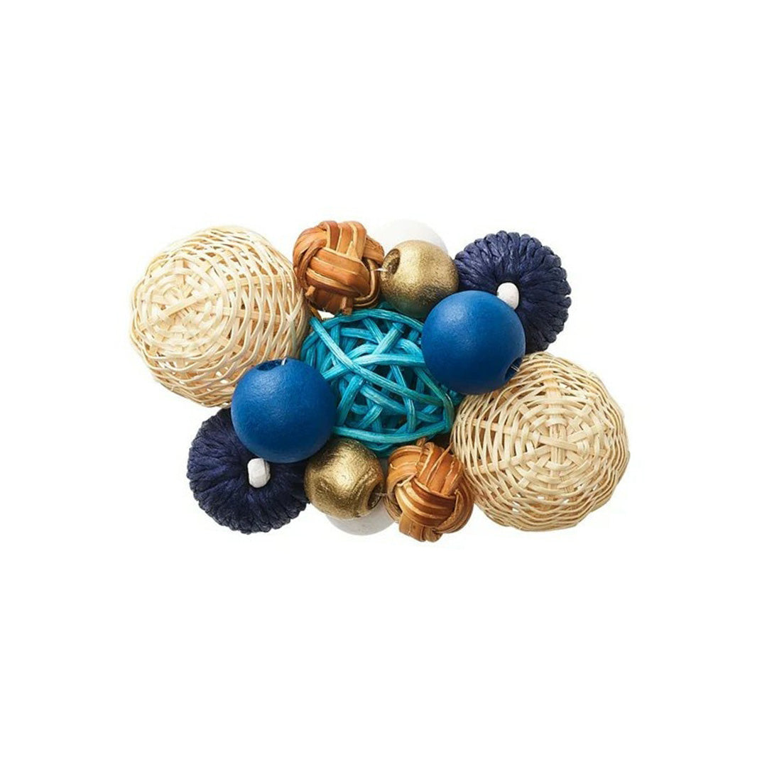 Elegant Java-Inspired Napkin Rings Set of 4 - Handcrafted Tableware for Fine Dining, Wedding Decor & Holiday Table Settings