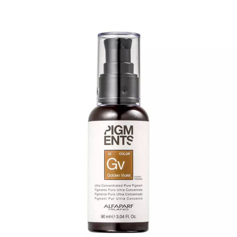 Alfaparf Milano Golden Violet Hair Pigment - 90ml (3.04 fl oz) Semi-Permanent Hair Color for Vibrant Violet & Gold Tones | Perfect for Brunettes & Dark Hair | Salon-Quality Hair Dye for At-Home Use