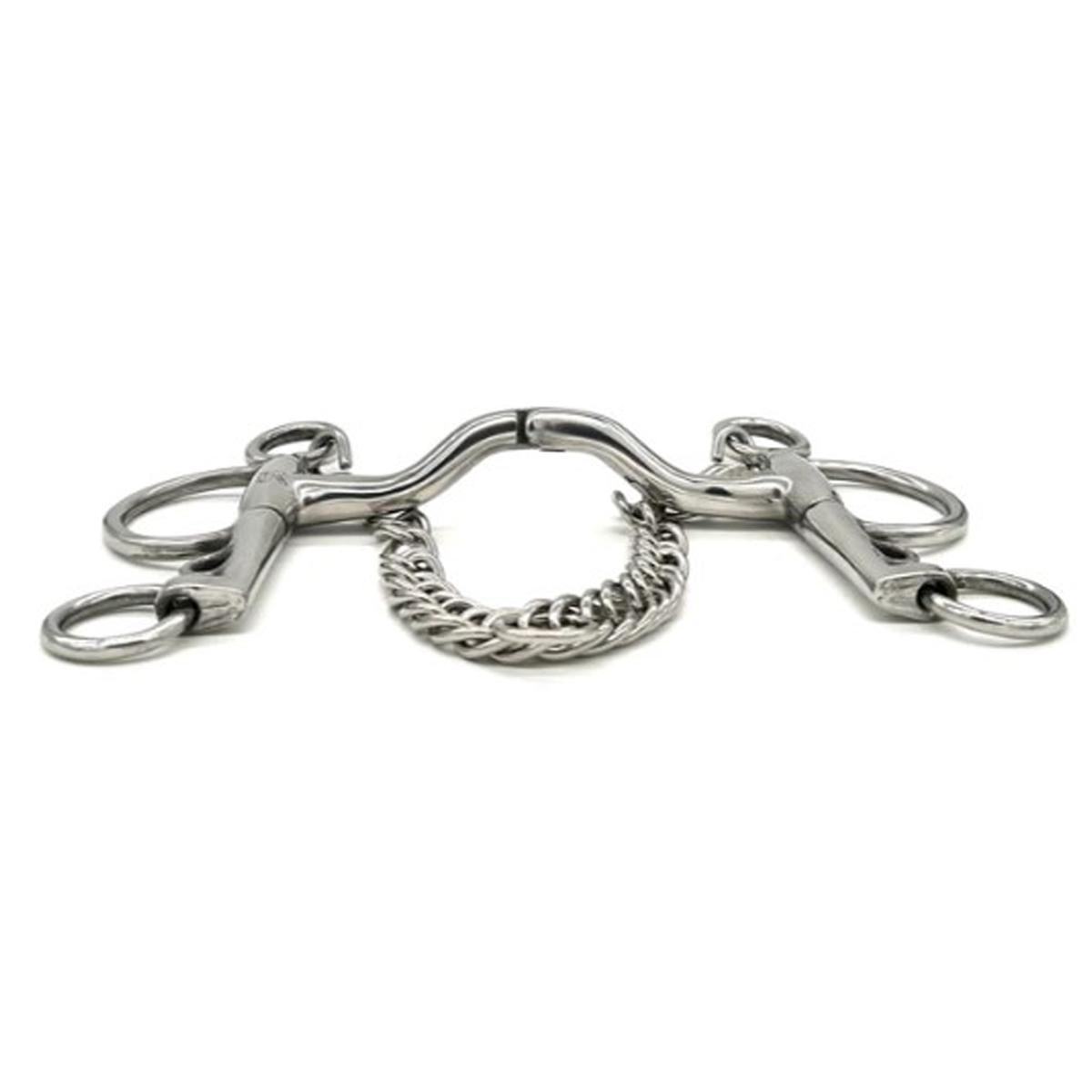 AJR Anatomic Locking Hinge Pelham Bit - Comfortable Horse Bit for English Riding, Dressage & Jumping - Perfect for Training and Show Horses