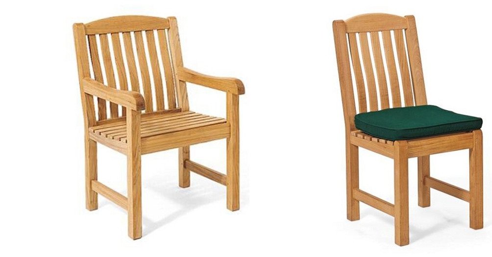Premium Grade-A Teak Wood 7-Piece Dining Set - 72
