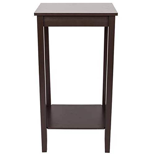 Modern MDF Coffee Side Table with Storage Shelf - Accent End Table, Nightstand for Bedroom, Living Room, Sofa & Console - Perfect for Holding Drinks, Books & Bedside Essentials