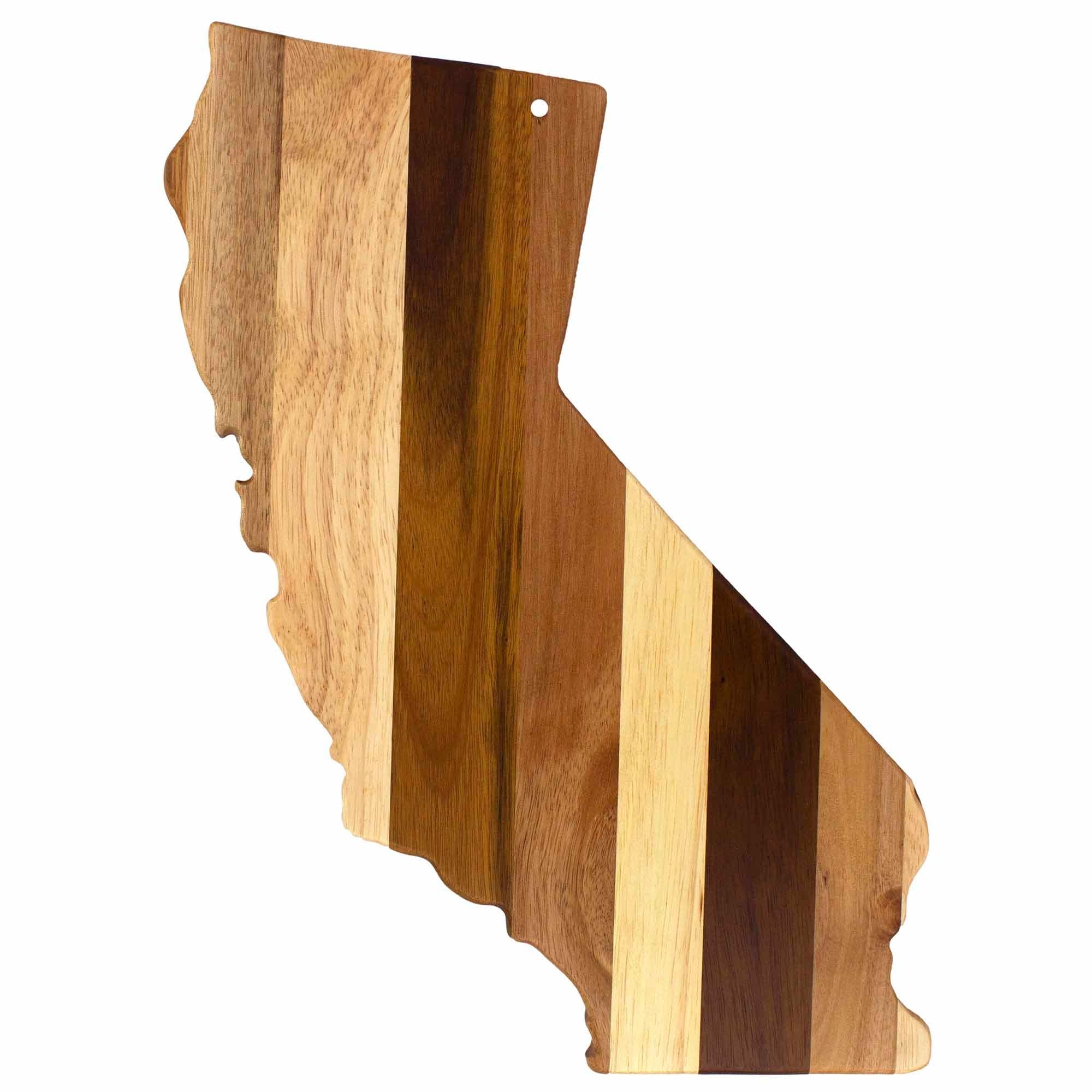 Rock & Branch® Shiplap Series California Cutting Board - Premium Wooden Chopping Board for Kitchen, Butcher Block for Meat, Cheese, and Vegetables - Perfect for Home Cooking, BBQ, and Entertaining