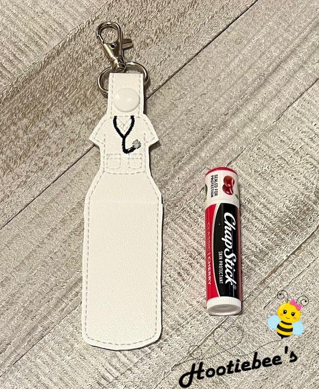 Premium Scrub Hand Sanitizer & Lip Balm Holder - Convenient Clip for Nurses, Doctors & Healthcare Workers - Ideal for Medical Scrubs, Lanyards & Work Uniforms
