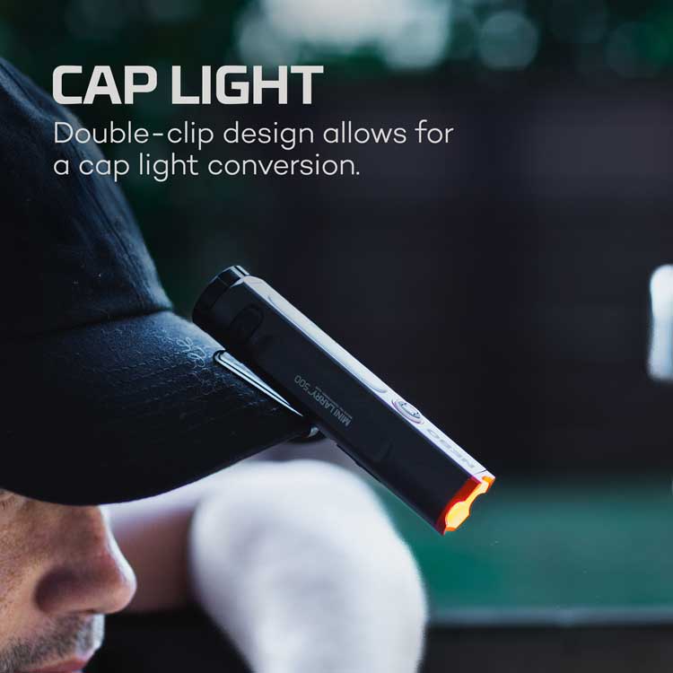 Mini Larry 500 LED Flashlight - Ultra Bright, Compact & Rechargeable - Perfect for Camping, Hiking, Emergency & Outdoor Adventures