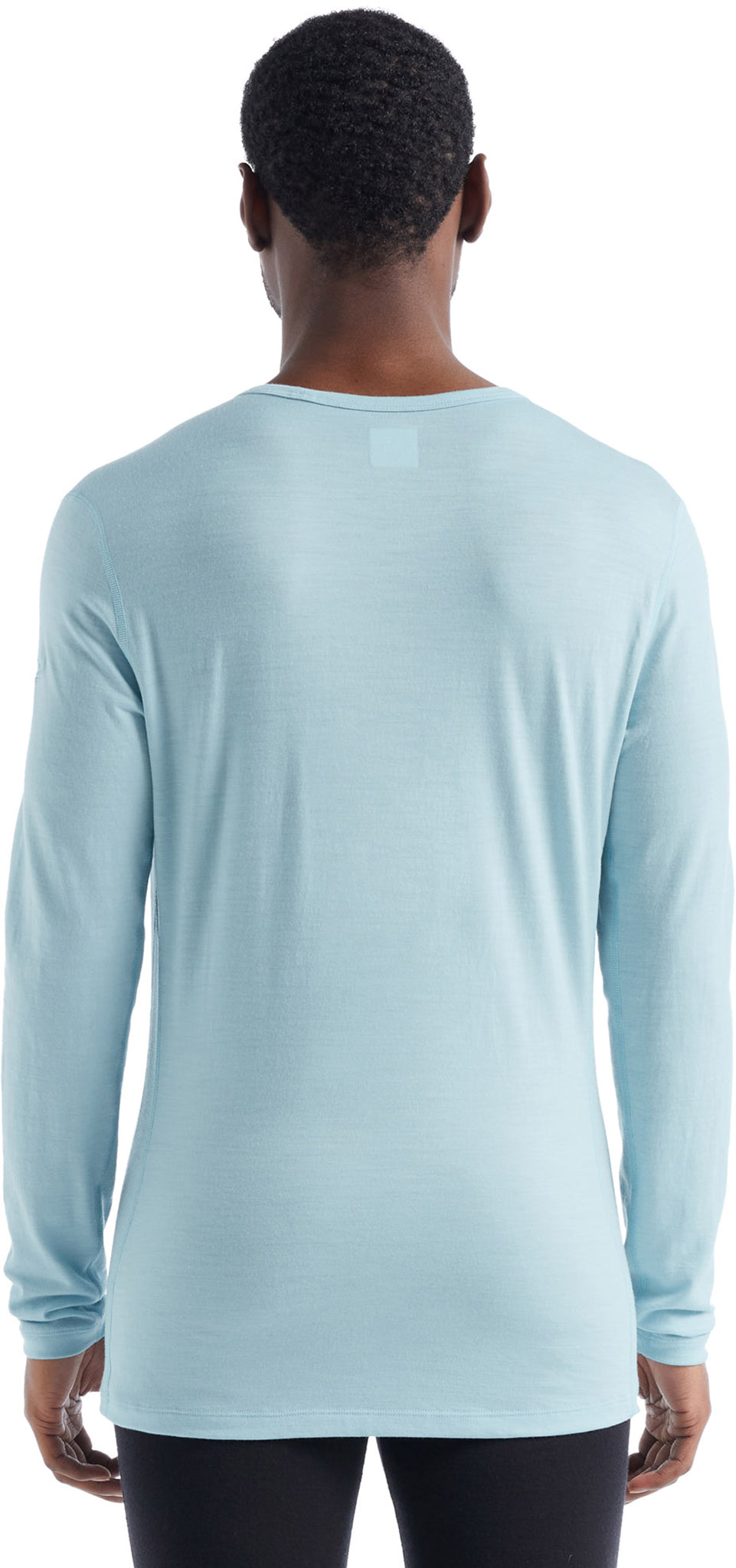 200 Oasis Long Sleeve Crew Neck T-Shirt for Men - Soft Cotton Casual Shirt - Perfect for Everyday Wear, Work & Outdoor Activities