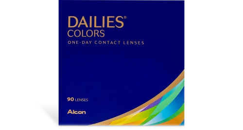 DAILIES® COLORS Contact Lenses (90 Pack) - Daily Disposable Colored Contacts for Natural Eye Color Enhancement & Costume Looks - Perfect for Halloween, Cosplay, and Special Events