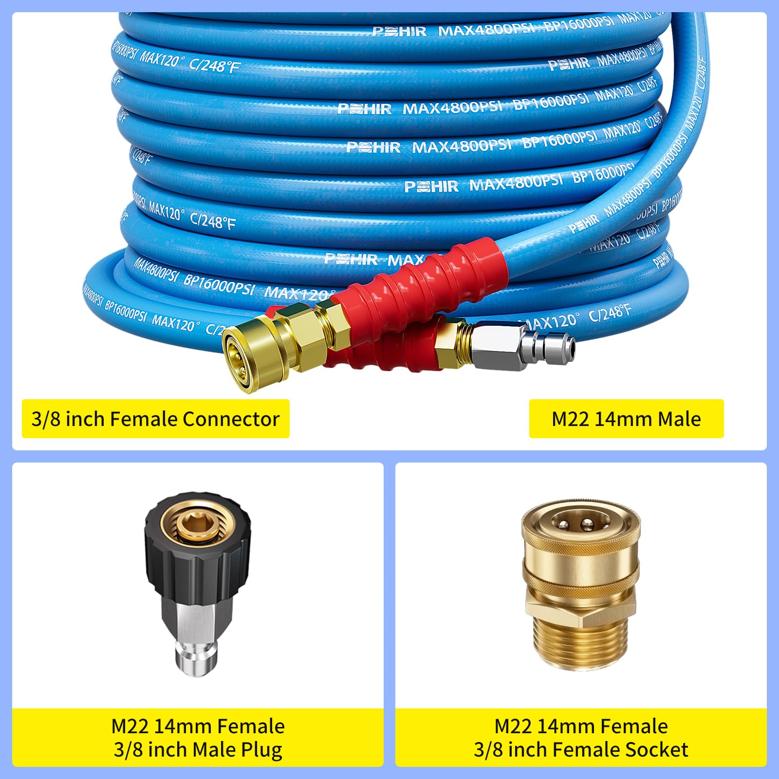 POHIR 150ft 3/8