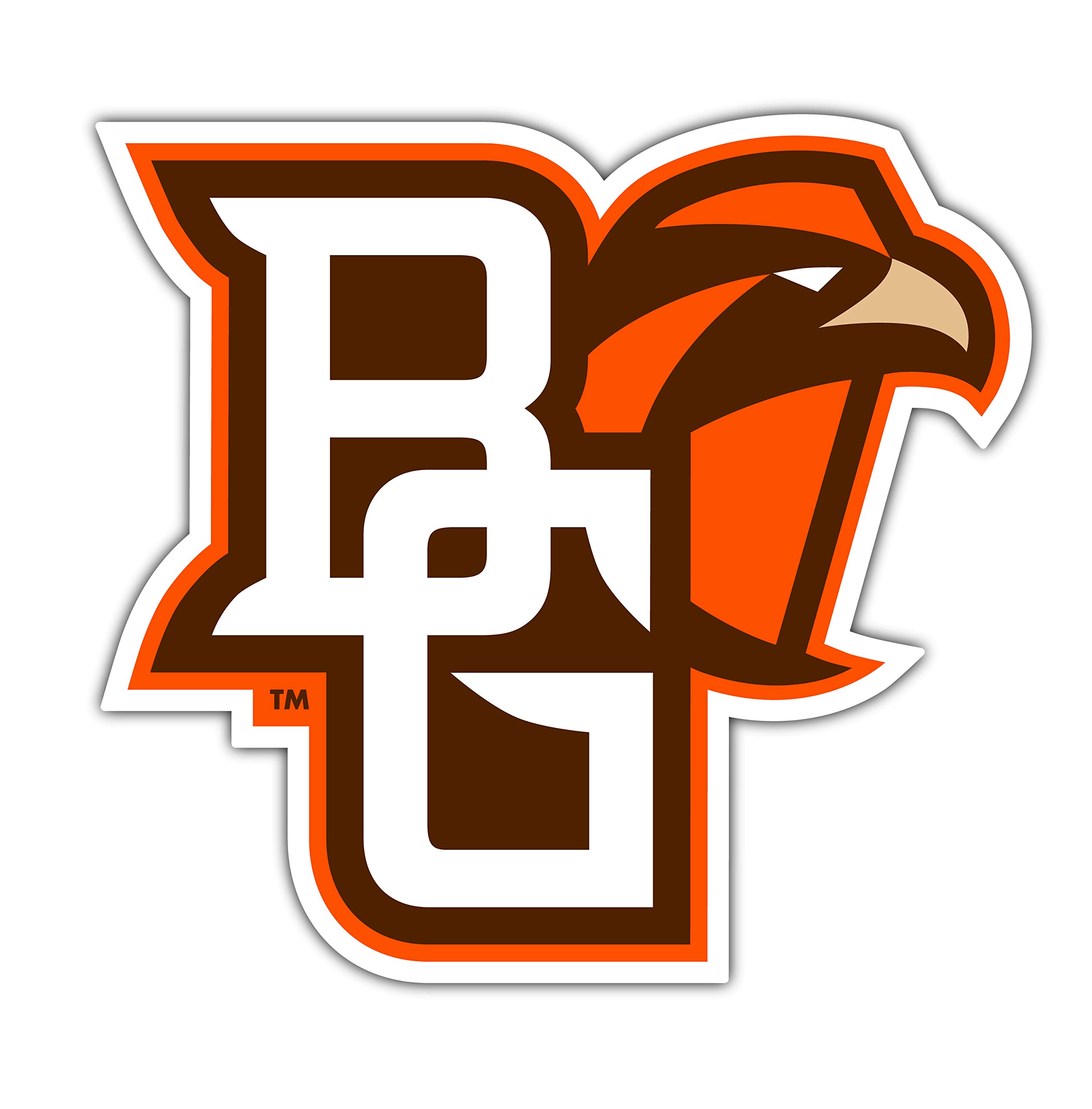 Bowling Green Falcons 2 Inch Vinyl Mascot Decal Sticker 4-Pack - Officially Licensed NCAA College Stickers for Cars, Laptops & School Spirit - Perfect for Fans, Alumni & Game Day Decor