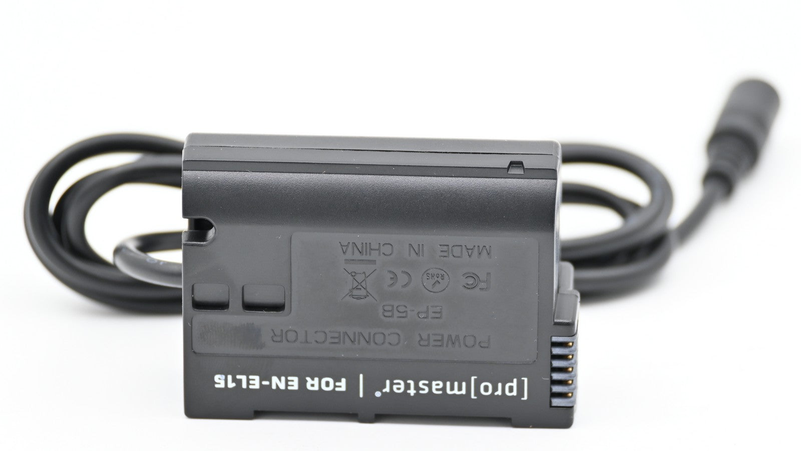 Open Box Excellent ProMaster DC Coupler with AC Power Supply for Nikon EN EL15 - Perfect for Studio Photography & Continuous Shooting