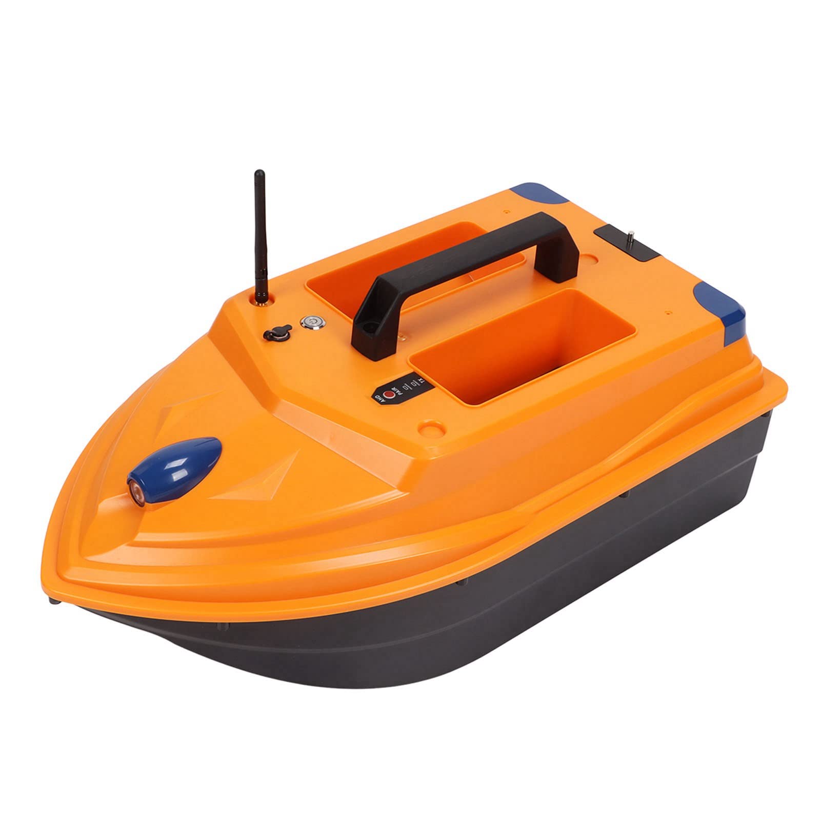 Remote Control Fishing Bait Boat with Fish Finder - 2.4G Automatic Return, 500m Range, 2kgx2 Feed Capacity, High Speed Motor & Built-in Gyroscope - Perfect for Lake Fishing, Bait Delivery, and Electric Racing Boat Adventures
