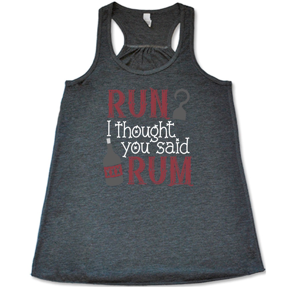 Funny Running & Rum T-Shirt - Hilarious Marathon Joke Tee for Runners & Drink Lovers - Perfect for 5K Races, Gym Workouts & Pub Nights