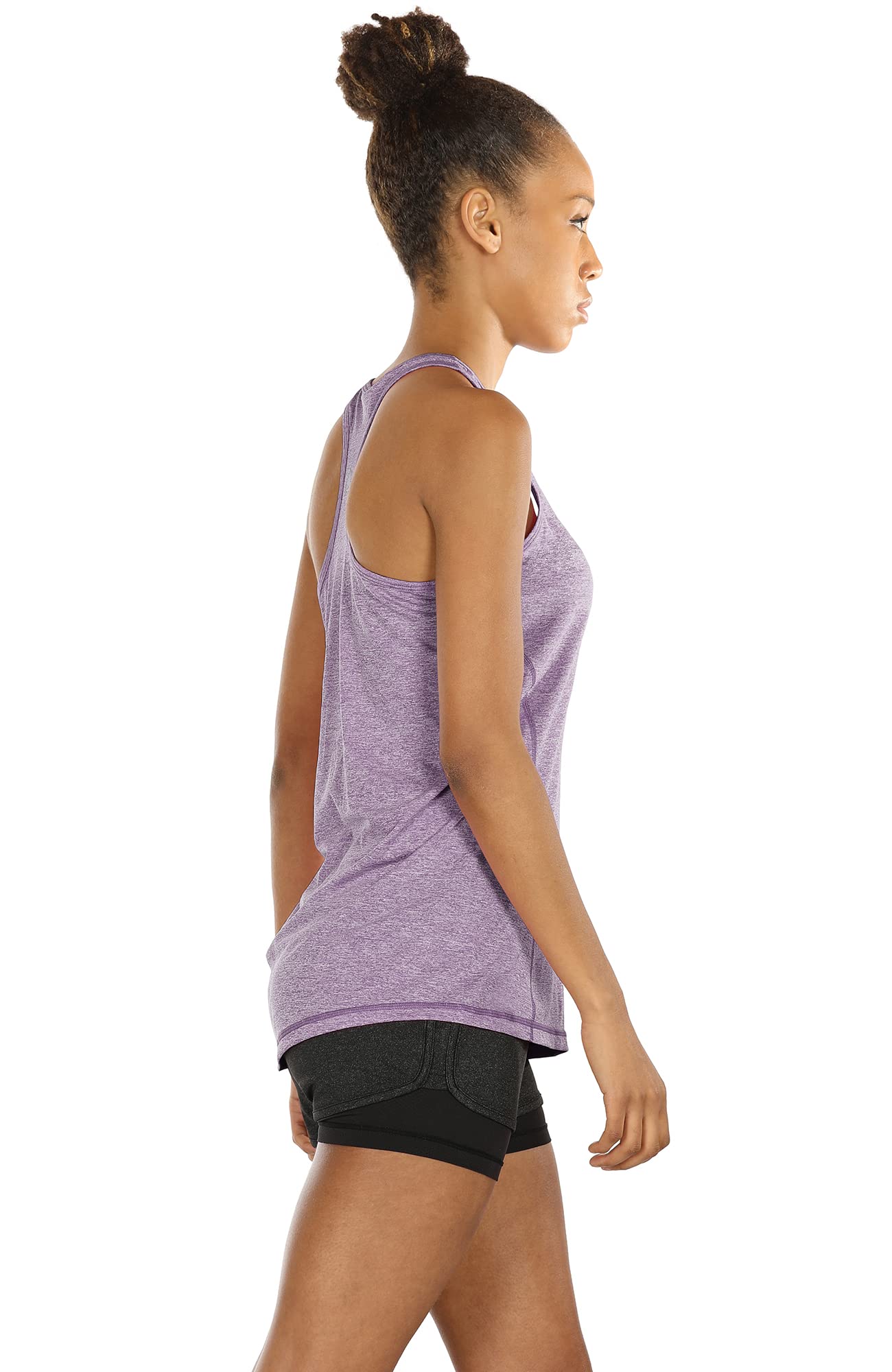 Icyzone Women's Workout Tank Tops - Breathable Racerback Athletic Yoga Shirts for Running, Gym & Exercise | Perfect for Yoga, HIIT, CrossFit & Casual Wear