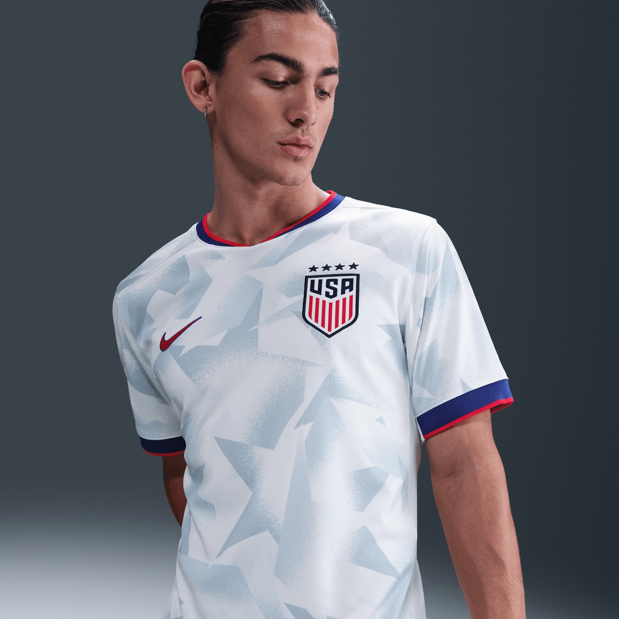 White/Rush Blue/Challenge Red