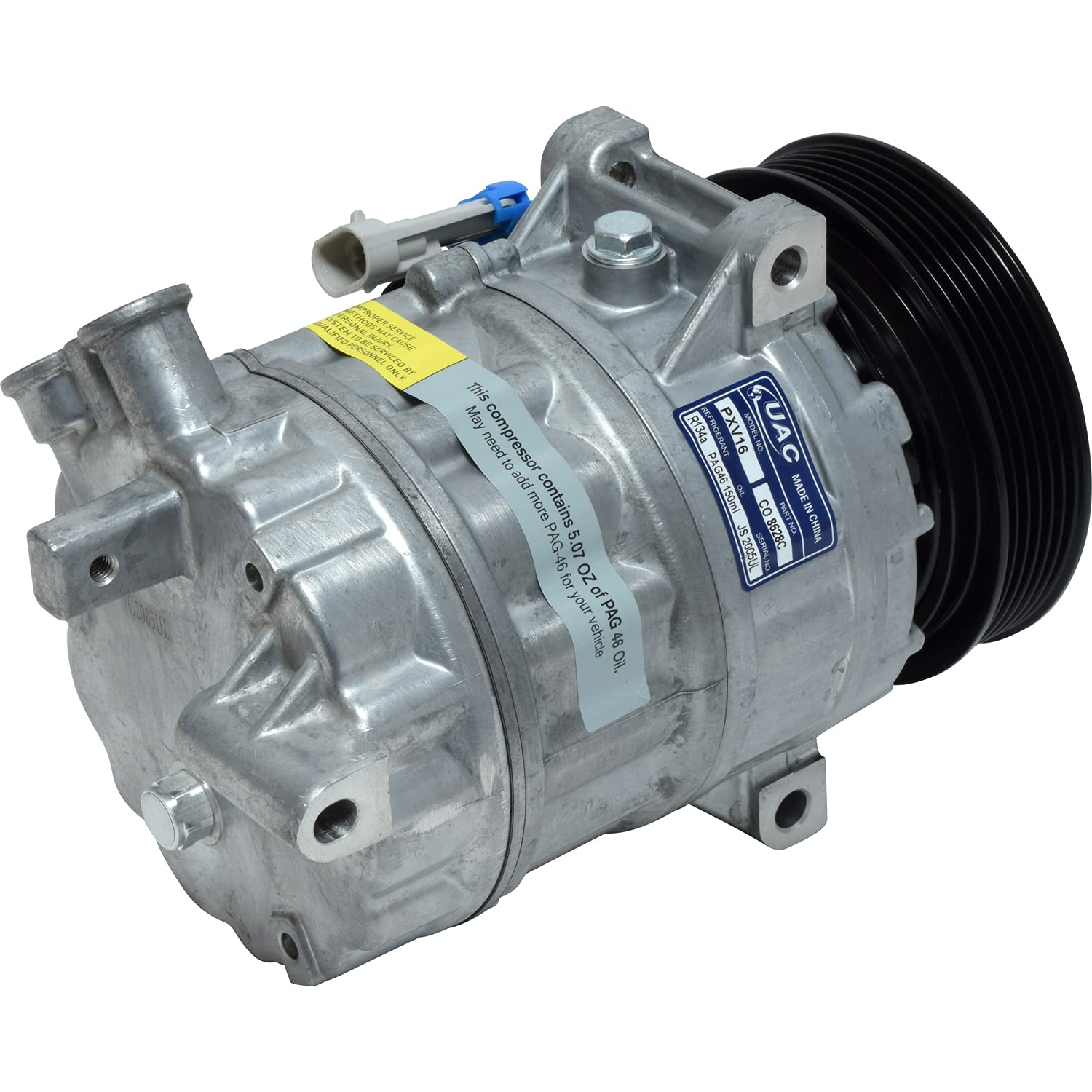 Saab 3-Sep QR A/C Compressor PXV16 - High Performance Auto Air Conditioning Replacement Part for Saab 9-3 & 9-5 Models | Perfect for Summer Cooling & Road Trips