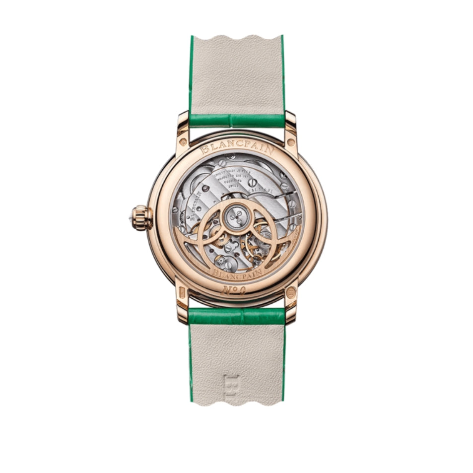 Blancpain Ladybird Colors Phases de Lune 18K Red Gold & Diamond Ladies Watch - Luxury Women's Timepiece for Elegant Evenings & Special Occasions