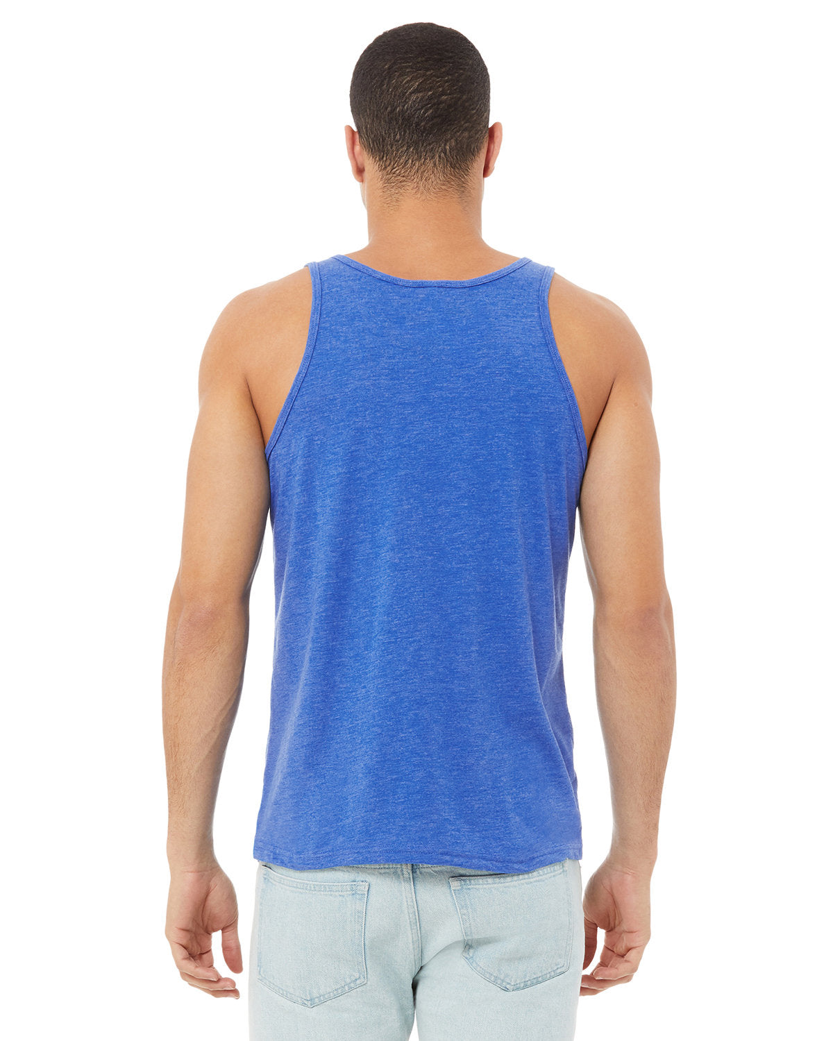 Bella + Canvas 3484 Unisex Triblend Tank Top - Soft Comfortable Sleeveless Shirt for Men & Women - Perfect for Gym, Yoga, Running & Summer Outfits