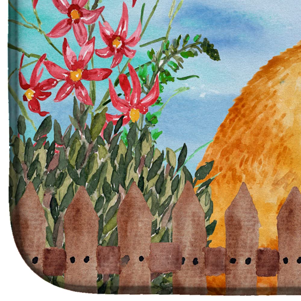 Brabant Griffon Dish Drying Mat - Absorbent Kitchen Counter Pad, 14x21